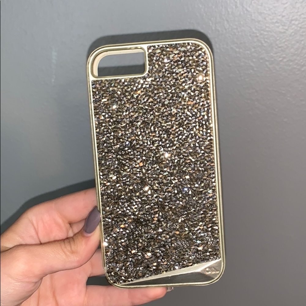 Gold Glitter IPhone 7s Case